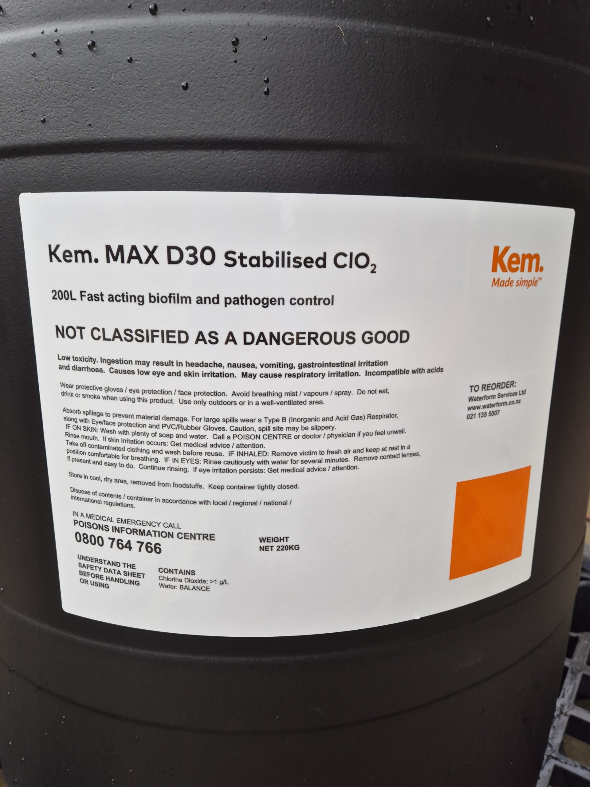 Chlorine Dioxide in Solution